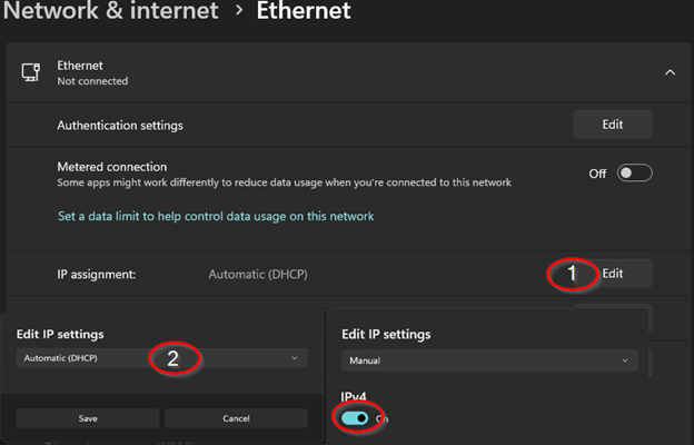 Impostazioni di rete Windows 11 Manuale